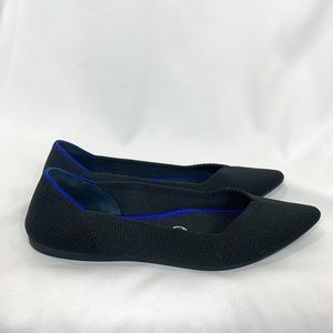 Rothy’s Black Pointed Toe Flats 6.5
